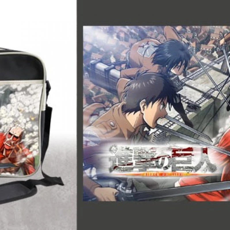 Attack On Titan - Sac Coursier Crew Attack 1 Attack On Titan - Sac Coursier Crew Attack