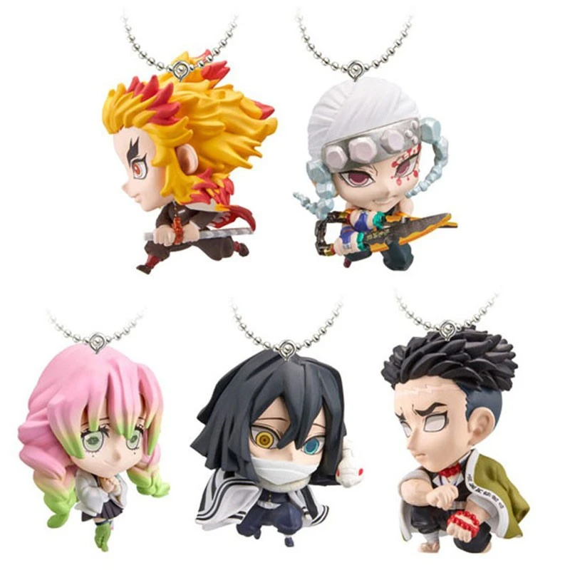 Demon Slayer - Set De 5 Porte Clés 1 Demon Slayer - Set De 5 Porte Clés