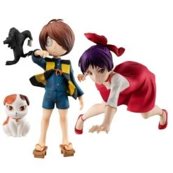 GeGeGe No Kitaro - Figurine Neko Musume Et Kitaro