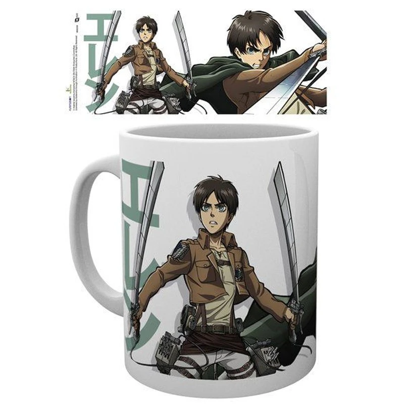 Mug L'Attaque Des Titans Eren Kanji 1 Mug L'Attaque Des Titans Eren Kanji