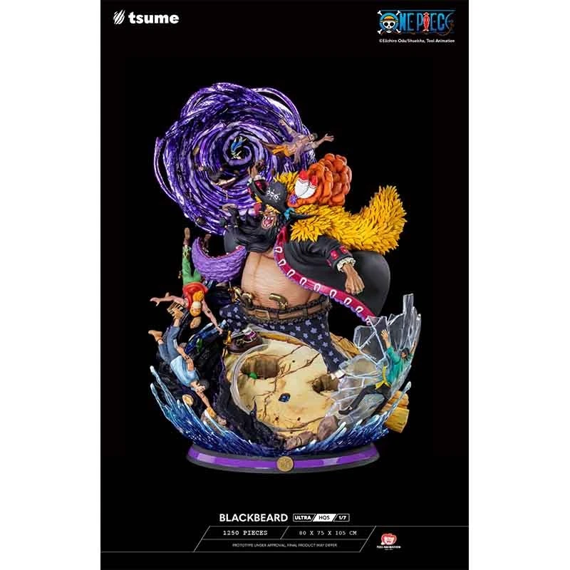 One Piece - Statue Black Beard Ultra HQS Tsume 2 One Piece - Statue Black Beard Ultra HQS Tsume – Image 2
