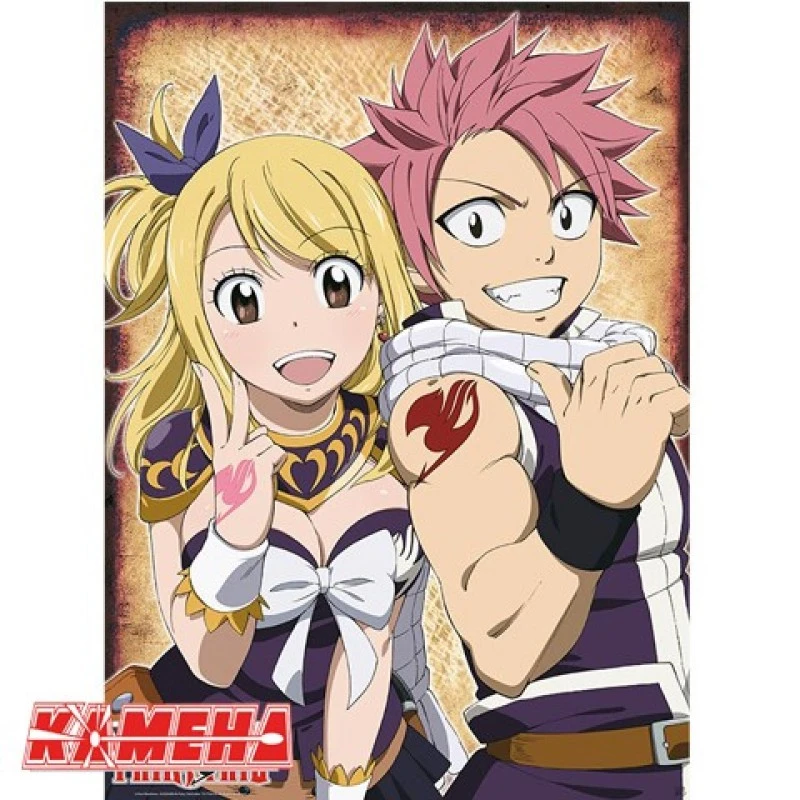 Poster Natsu Et Lucy 1 Poster Natsu Et Lucy