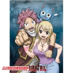 Poster Natsu Lucy Et Happy