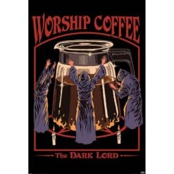 Poster Worship Coffee Steven Rhodes