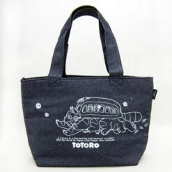 Sac Cabas Style Jeans Chat Bus