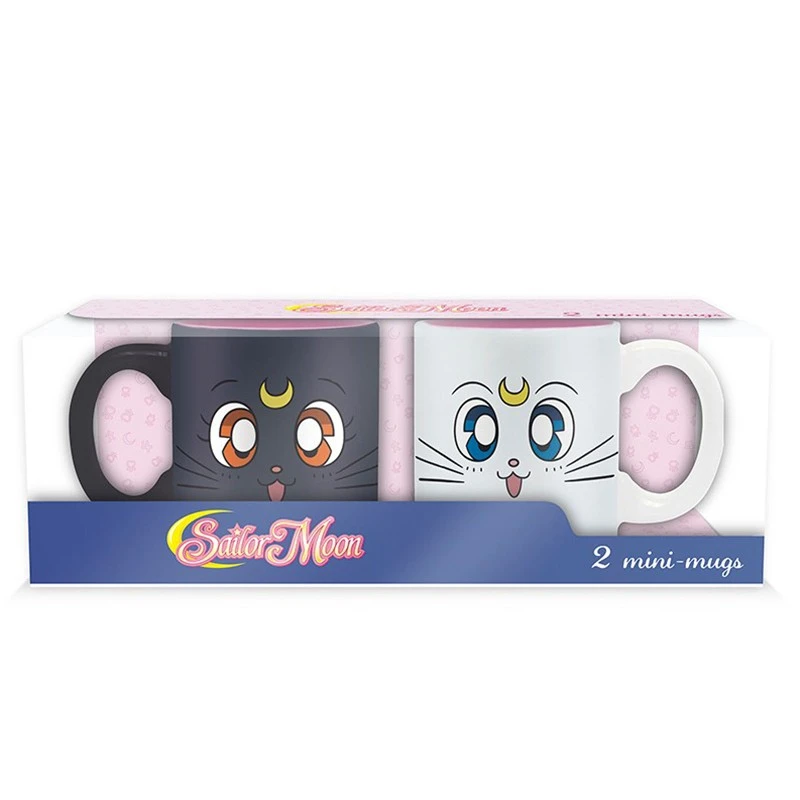 Sailor Moon - Set De 2 Mini Mugs Luna & Artemis 1 Sailor Moon - Set De 2 Mini Mugs Luna & Artemis